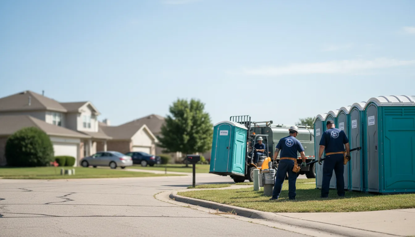 Porta Potty Rental in Manchester, IL near me